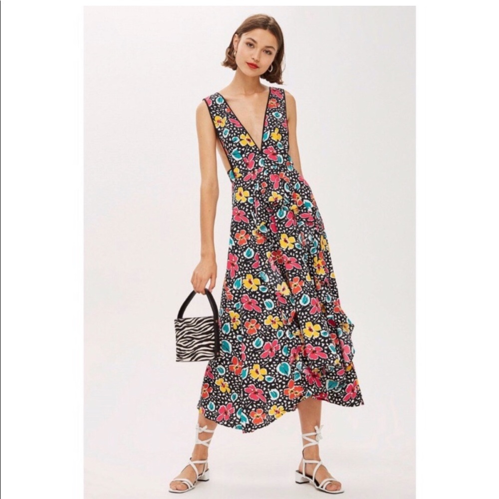 Topshop Pinafore Dress- Sz 0